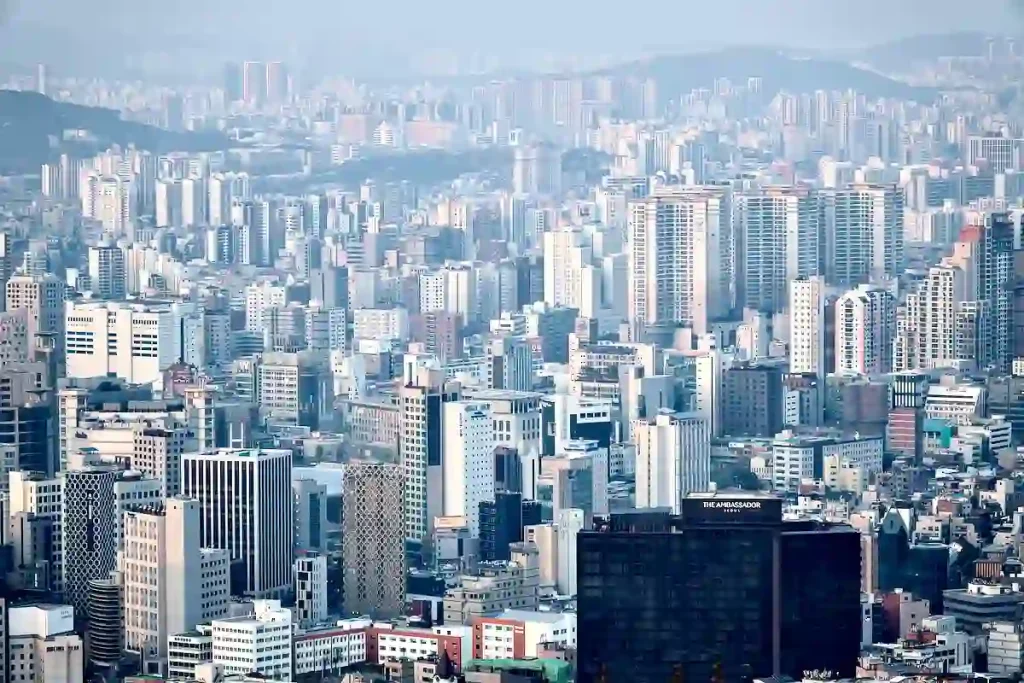 EN LITEN LITEN DEL AV SEOUL.