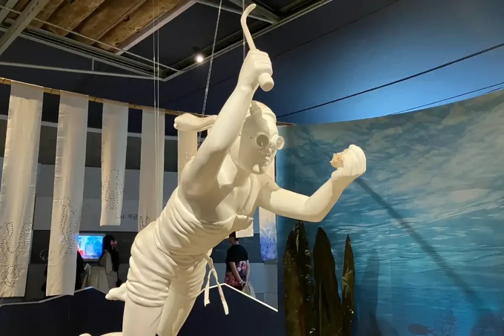 UTSTYRSEL FÖR HAENYEO, INNAN DE BÖRJADE ANVÄNDA VÅTDRÄKT OCH CYKLOP