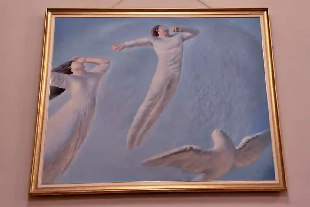 CEAUSESCUS FAVORITMÅLNING, "ROAD TO PEACE" AV SABIN BALASA.