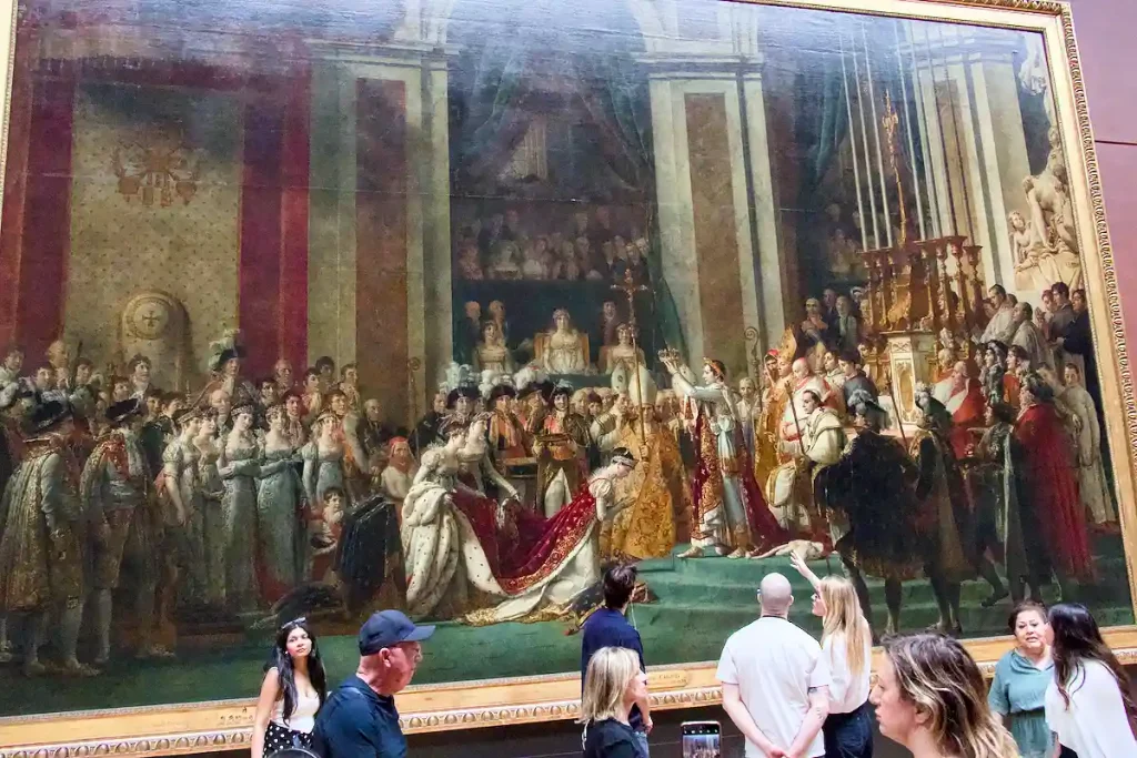 "NAPOLEONS KRÖNING", MASTODONTTAVLA.