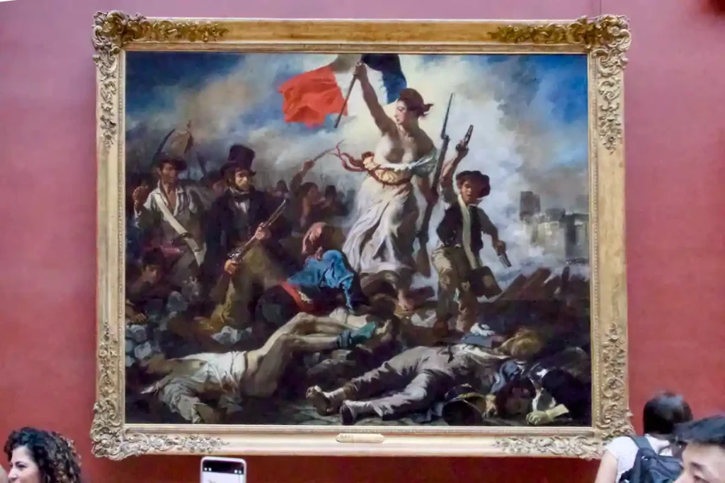 "FRIHETEN PÅ BARRIKADERNA" AV DELACROIX